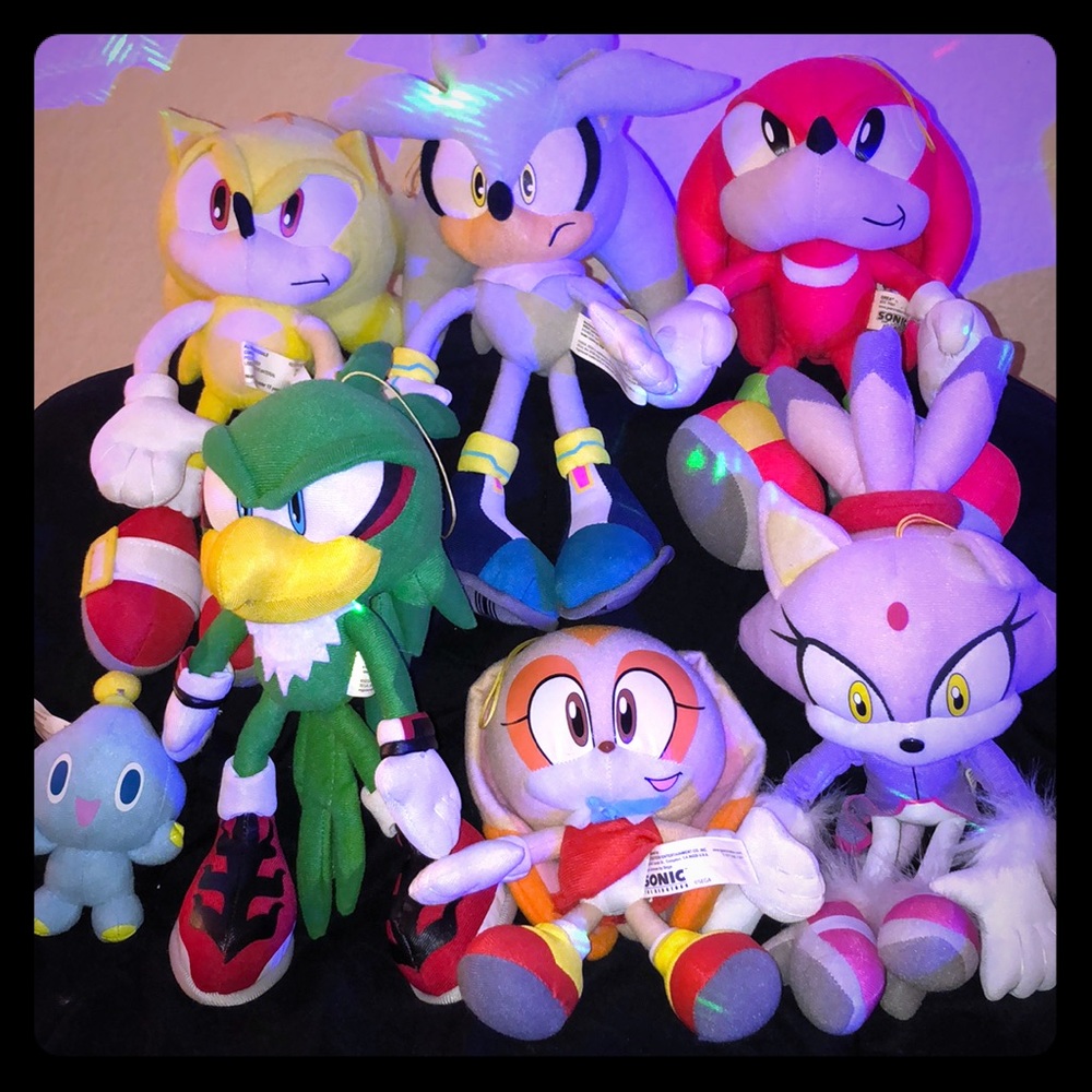 Sonic Collectors Plushies